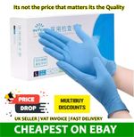Nitrile Disposable Gloves Powder & Latex Free Food Tattoo Work 100 500 1000 2000