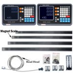 Magnetic Scale Encoder 100mm-6000mm 5um 2/3 Axis LED Digital Readout Dro Display