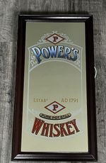 Irish Whiskey Powers Pub Mirror