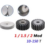 1,1.5,2 Mod Spur Gears 10T to 150T Flat C45 Steel Gears Motor Gears Rough Gears