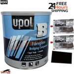 UPOL B FIBREGLASS BRIDGING COMPOUND 1.85Le With BPO 2 Hardeners & 1 Spreader