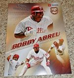 PHILLIES BOBBY ABREU "WALL OF FAME" 9 x12" PRINT, 8/3/2019 - SGA