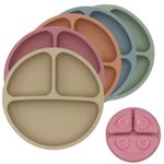 Silicone Baby Suction Plate Cartoon Toddler Feeding Bowl Kids Tableware