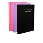 Personalised Text Large Memo Slip In Photo Album 300 6x4 Photos Holds by Arpan