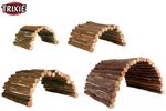 Trixie Natural Wooden Bendy Bridge Hide 4 Sizes Small Amimals Rabbits Guinea Pig
