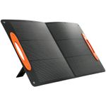 100W Portable Solar Panel Foldable Solar Charger with USB A and USB C Fast Black