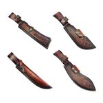 Straight Cutter Sheath Pouches Leathers Belt Pocket Cutter Holder