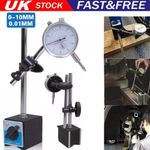 Dial Indicator Test DTI Gauge 0-10mm With Magnetic Base Stand Clock Gauge TDC