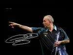 Phil Taylor Signed Autograph 6x4 PHOTO Pre Print Darts