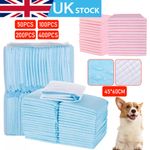 50/100/400x Puppy Training Pads Kitten Dog Cat Pink Pee Pads for Housebreaking