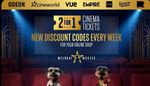 MEERKAT MOVIES 2 FOR 1 Cinema TICKET CODE - TUE OR WED