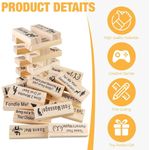 Wooden Tumble Tower 48 Blocks Adult Naughty Games Couples Game for Date Night