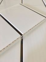 13 Gloss White Chrome Bathroom Ceiling Shower PVC Cladding Wet Wall Panels