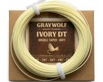 Graywolf IVORY DT4 Fly Line – Double Taper 4wt – Loops Both Ends – Light Line