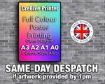 Poster Printing A0 A1 A2 A3 280gsm Full Colour Prints