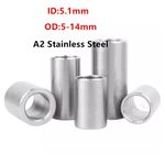 M5 Stainless Steel Standoff Spacers stand off Round spacer Bush Length 1mm~50mm