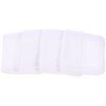 6Pcs Reusable White Polyester Sunglasses Ear Pads for Ear Protection