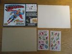 1974 Letraset Action Transfers  dc  comics superman set unused