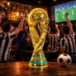 For FIFA World Cup 2026 Trophy Replica Gold Soccer Cup Resin Gift