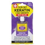 Nail-Aid Keratin 3 Day Growth Nail Treatment Stops Peeling & Chipping 15mL -USA