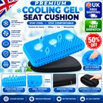 JML Soft Sitter Honeycomb Cushion - Gel Seat Cushion for Support and Flexibility