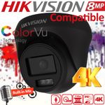 Hikvision Compatible 4K CCTV Security 8MP Camera ColorVu System Night Vision UK