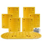 4 M All Yellow Speed Ramp Kit: 75mm 5 MPH (Fixings Included)