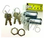 2 x 30mm ( 1-1/4" ) FRUIT / QUIZ MACHINES or POOL TABLES Flat Key SECURITY LOCKS
