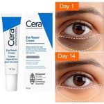 CeraVe Eye Repair Cream for Dark Circles & Puffiness with Hyaluronic Acid