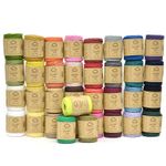 50M SPOOL - EVERLASTO 4MM COLOURED COTTON MACRAME CRAFT CORD TWINE STRING 