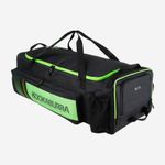 2026 Kookaburra Cricket Pro 3500 Wheelie Bag Black / Green  Size 92 x 35 x 30cm