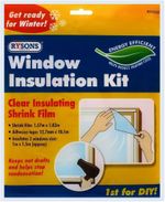 Window Insulation Kit Double Glazing Shrink Film Draught Excluder Condensation