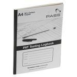 PASS PAT Testing Register Booklet Logbook with 50 sheets - up to 1100 results
