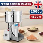 2500g Electric Grain Grinder Speed Mill Powder Machine 4500W Herb Cereal UK NEW