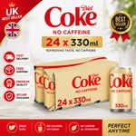 Diet Coke No Caffeine 24 x 330 ml