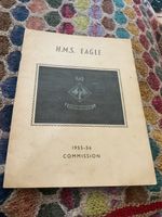 H.M.S. EAGLE 1955-56 OFFICIAL COMMISSION BOOKLET