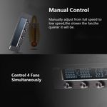 ­ STW Multi-Function PC CPU 4 Channel Fan Controller Speed