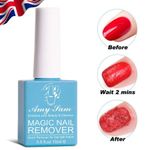 Acrylic Nail Gel Polish Remover Soak-Off Quick Burst Manicure Nail Remover 15ml