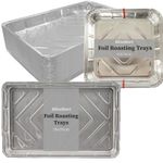 Disposable Foil Roasting Tray Aluminium Tray Baking Container Takeaway Tin Dish