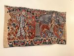 Vintage French Louvières Halluin Tapestry – Baldishol April & May – 127 x 73cm