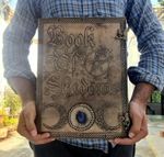Book Of Shadows, Leather Grimoire, Leather Journal, Magic Book, Celtic journal
