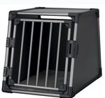 Trixie Transport Box Aluminium Dog Boot Crate Mobile Pet Carrier Medium/large