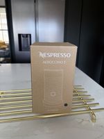 Nespresso Aeroccino 3 Milk Frother Electric, Stainless Steel, Black
