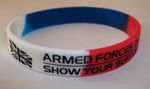 Armed Forces Day Silicone Wristband