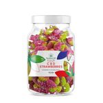 Supreme CBD, Gummy Strawberries, CBD Edibles, Broad Spectrum, 4800mg, 70 Gummies