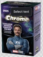 2025 Topps Marvel Studios Chrome® - Value Box  (Brand New)