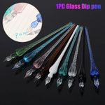 Filling Ink Handmade Glass Dip Pen Crystal Fountain Pens Dipping Pen Stationery