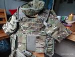 BRITISH ARMY OSPREY MK4 BODY ARMOUR (FULL SET) Genuine British Army OSPREY MK4 B