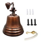Last Orders Bell Wall Mounted bell Nautical Ship Bell Copper Pub Home Bar 5 inch