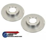OE Spec Front Brake Discs Rotors x 2 - For Datsun S30 260Z L26